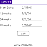 Hepatitis C Treatment Timer for Palm Os